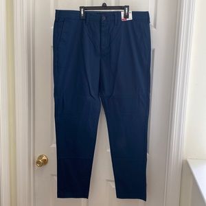 Men’s Dark Blue Express Athletic Slim Pants 36x32